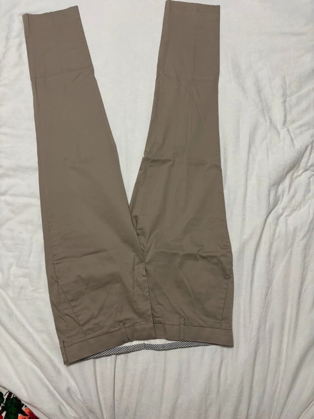 Express Performance Men's Extra Slim Chino Pants 31x30 Khaki Stretch